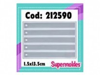 MOLDES SILICONA SEÑALADOR LISO X 5 UN