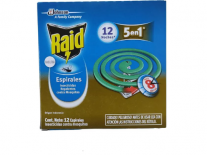 RAID ESPIRAL VERDE x12 unid