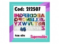 MOLDES SILICONA ABCEDARIO Y NUMEROS 4 cm