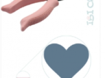 PERFORADORA PINZA CORAZON 5 MM