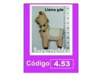 MOLDES SILICONA LLAMA 7.5 CM