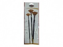 PINCELES ABANICO X3 SET