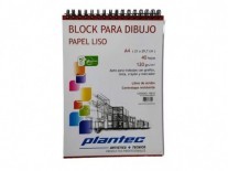 BLOCK DIBUJO ANILLADO A4 120g 40H LISO