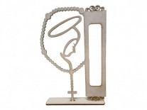 ROSARIO PLACA CON PORTA TARJETA(14X21 CM