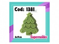 MOLDE SILICONA PINO 6x9cm C/DIBUJOS